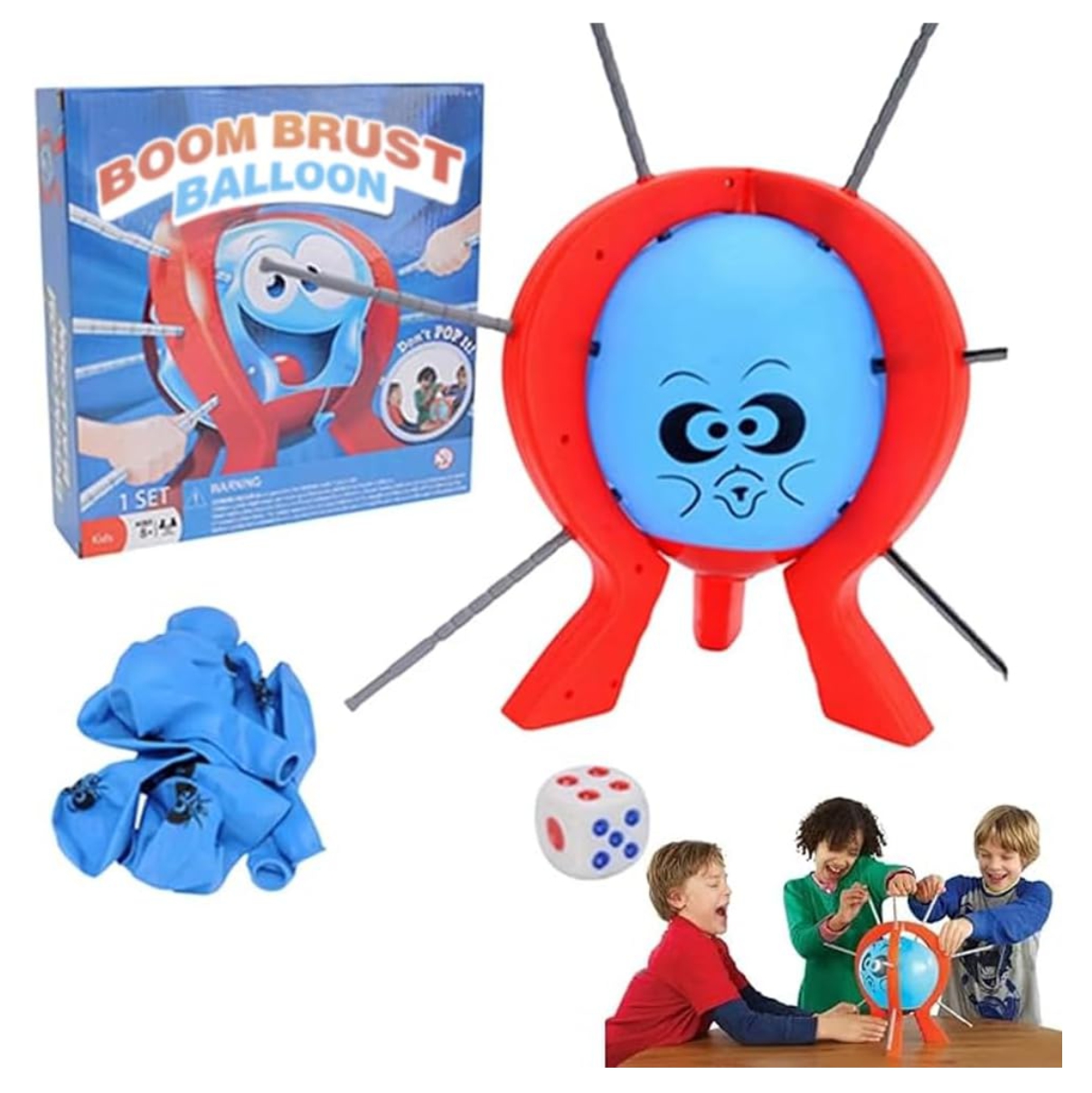 Vista 4 de Juego mesa estallido globos Boom Boom